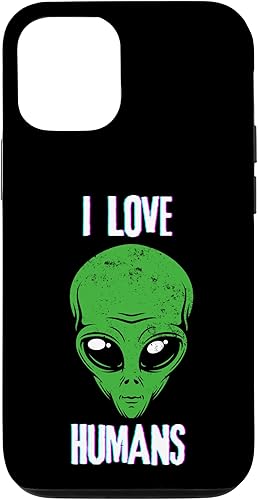 iPhone 13 Pro Funny Alien I Love Humans Humorous Alien Halloween Costume Case