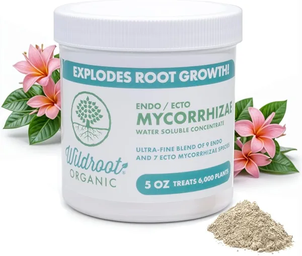 Organic 5 oz Mycorrhizae 16 Species Inoculant Treats 6,000 4-Inch Plants. Explodes Root Growth, Saves Water. Allow Your Plants, Garden and Trees to Thrive!