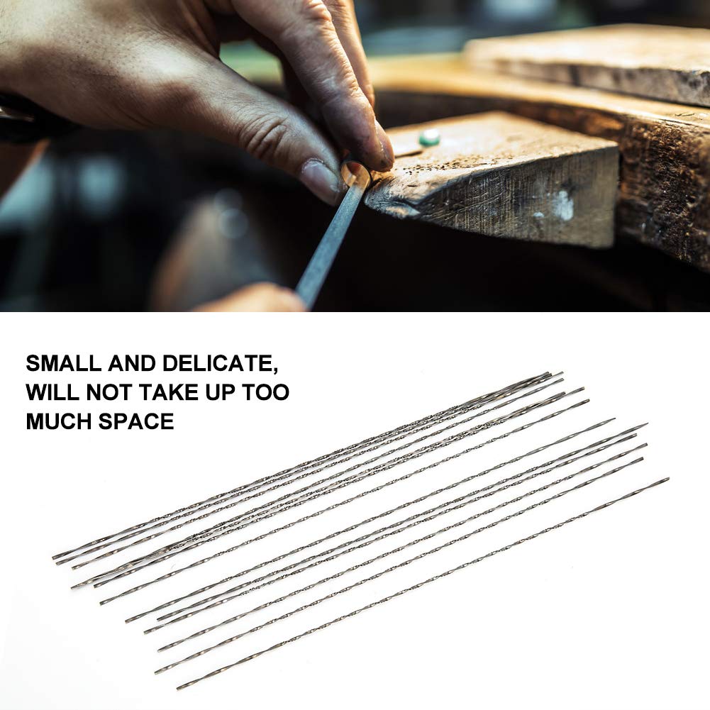 life 12pcs Spiral Teeth Tungsten Steel Jewelry Saw Blades DIY Cutting Production Tools for Metal Jewelry Wax Engraving - Image 3