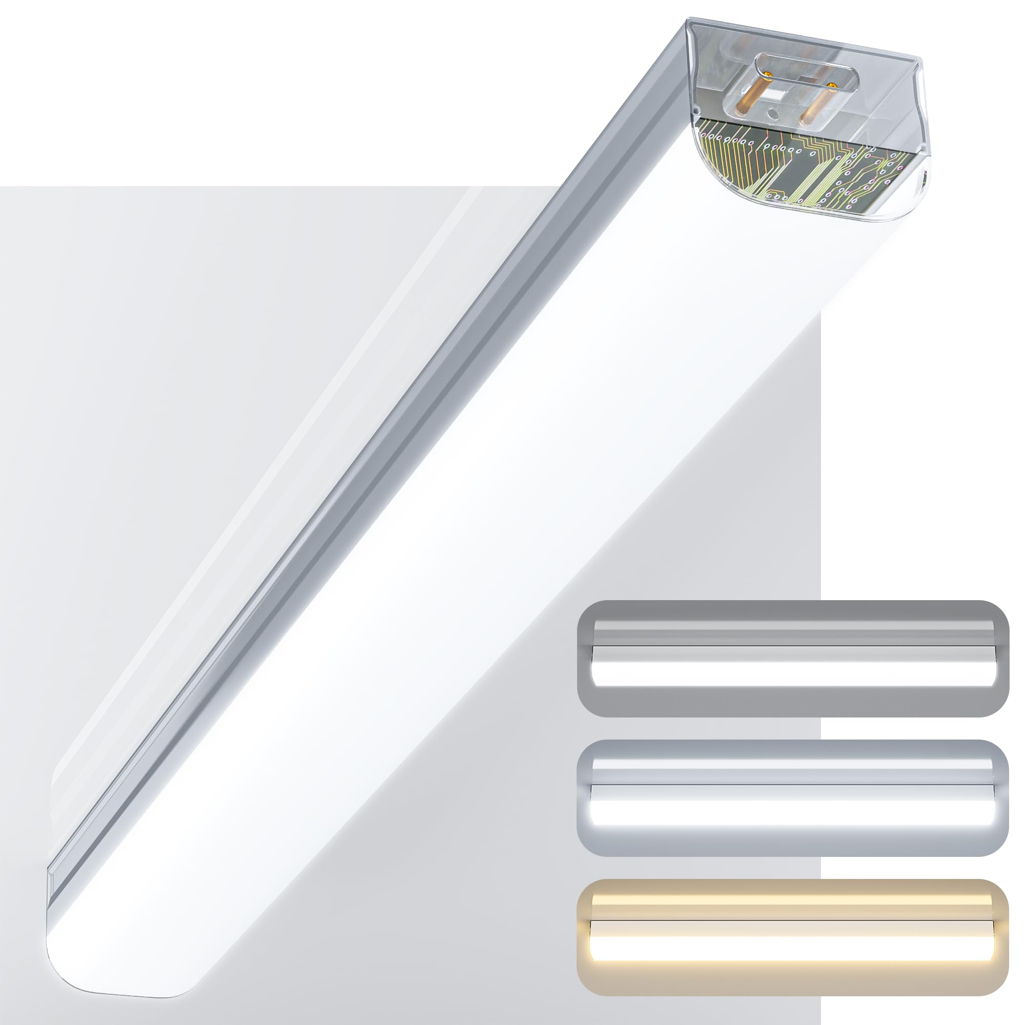 Hexagon Led Garage Light, 3 Stufig Einstellbar, WeißEs/Gelbes Licht, 25 Pack 6500k Lumen Led Garage Lighting, Hohe Helligkeit, Für, Werkstatt, Lager