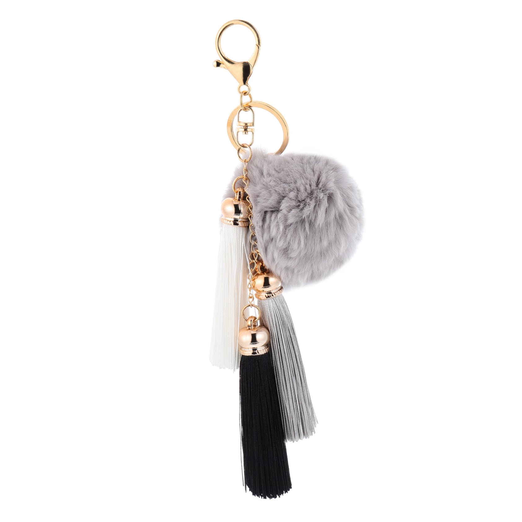 SOIMISS1 PC Key Chain Pendant Cute Backpack Car Key Chain Pendant for Men Pom Pom Tassel Key Holder Handbag Charm Keychains for Women Plush Pink Tassel Key Pendant Lovely Key Chain
