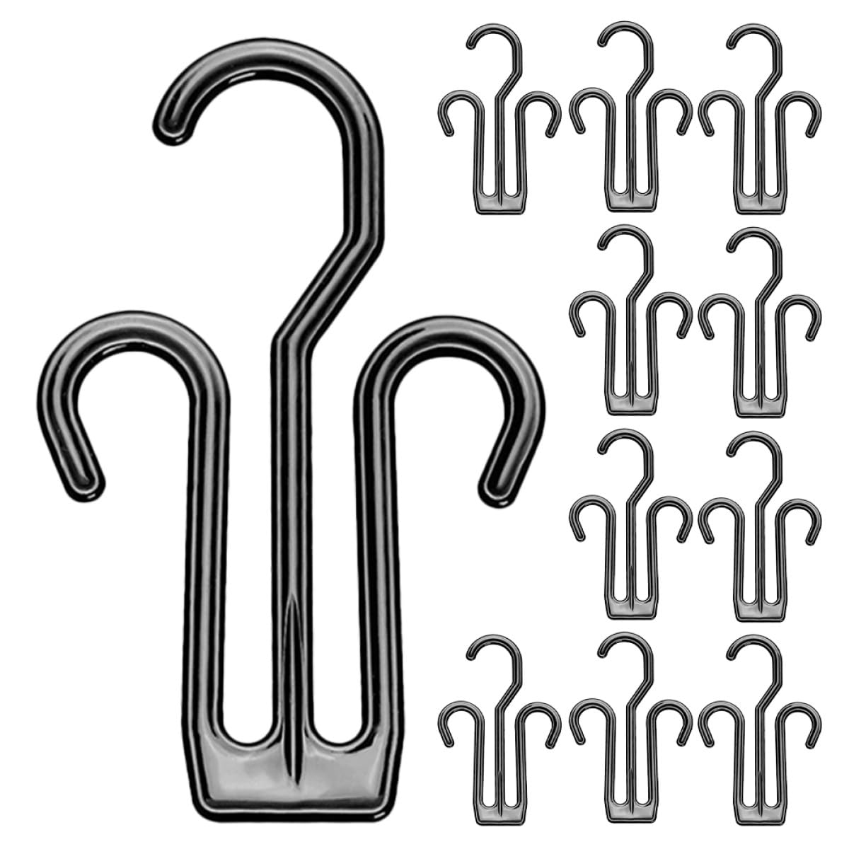 Rangement Chaussure Suspendu 50Pcs Porte Chaussures en Plastique Crochets Polyvalents pour Maintenir Maison ou Voyage