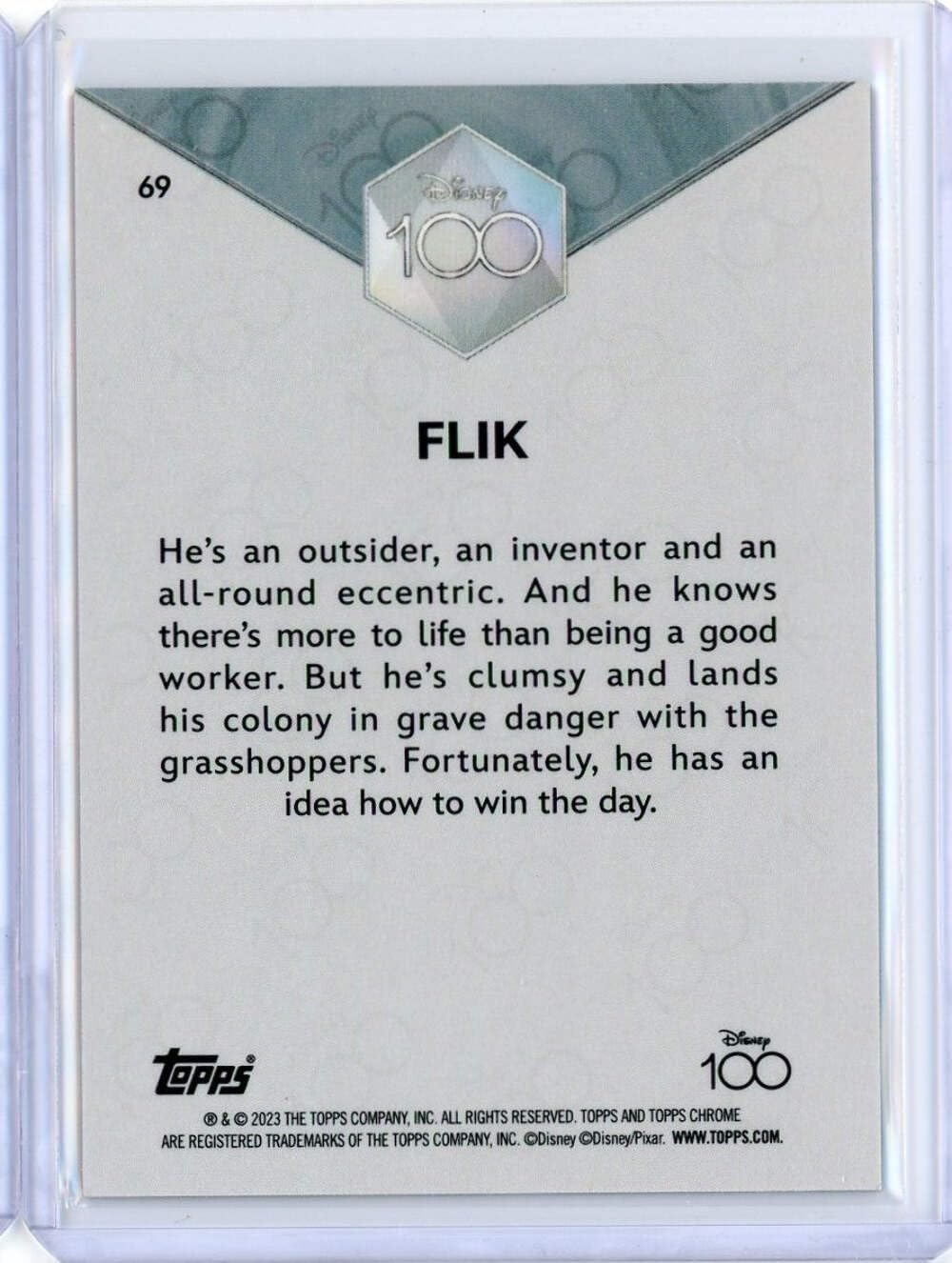 Amazon.com: Disney 2023 Topps Chrome Disney 100 Flik A Bug's Life