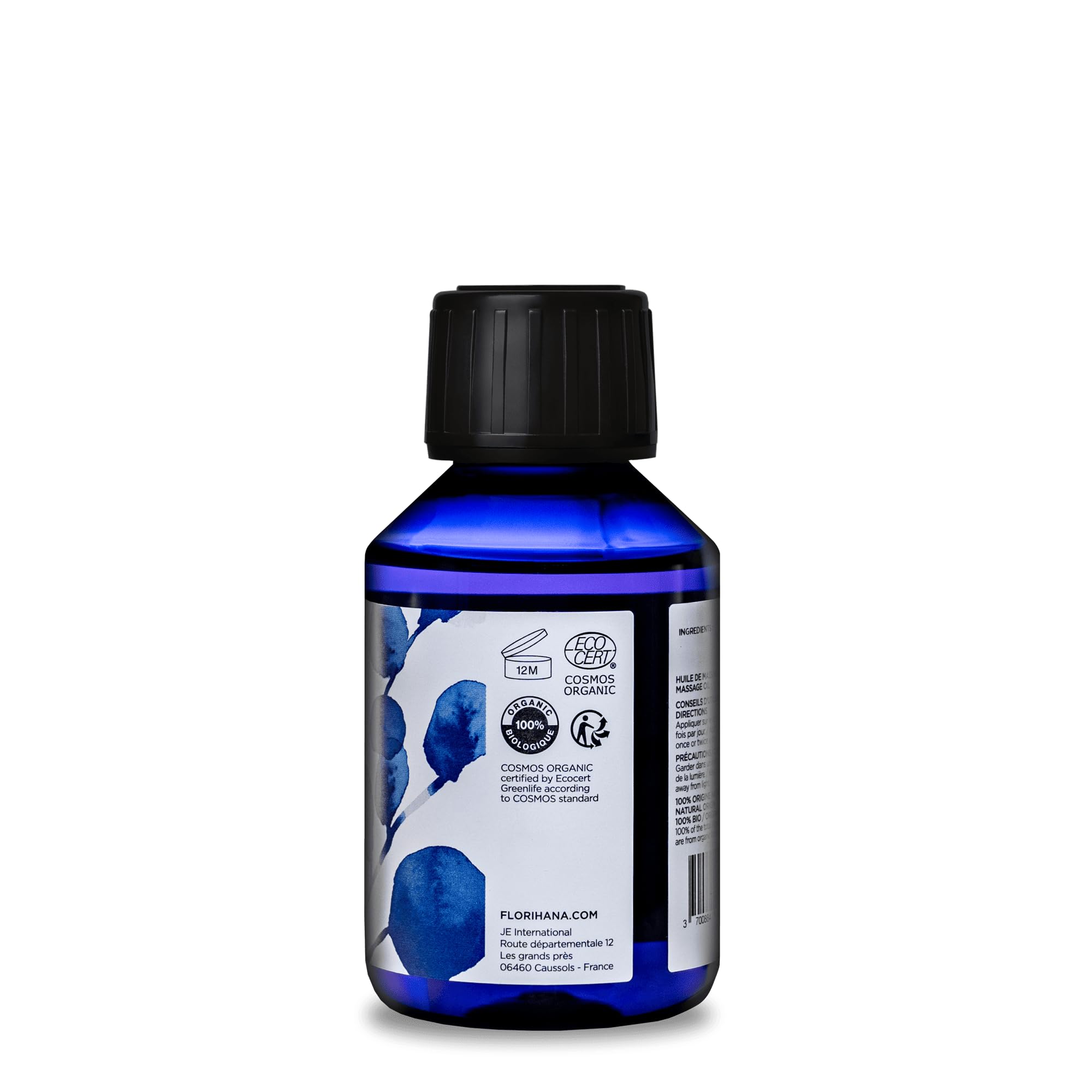 FLORIHANA - Aceite vegetal de nuez de Brasil orgánico - 100% puro y natural - Cosmos - 500 ml