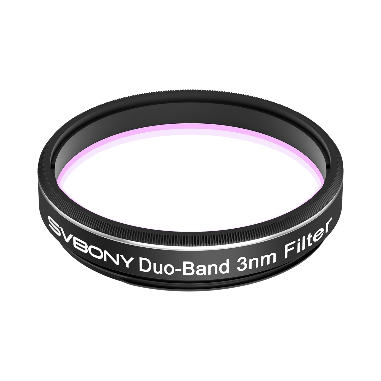Svbony SV220 Télescope Filtre, H-Alpha et OIII, 3 nm Double Bande 1,25" Filtre Nébuleux, OD5 Télescope Accessoire, taux de Transmission Supérieur à 85%, pour Astrophotographie du Ciel Profond