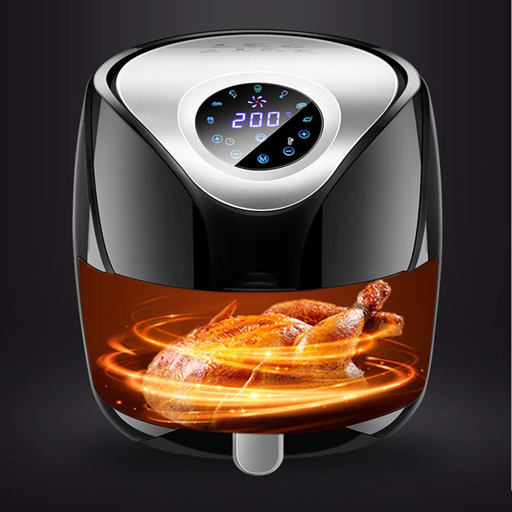Ulepszony Air Fryer XL, Piekarnik z Frytkownicą Beztłuszczową, 8 Ustawień Gotowania, Elektryczny Piekarnik z Gorącym Powietrzem z Funkcją Podtrzymywania Ciepła, Odłączany Kosz Można Myć W Myjce