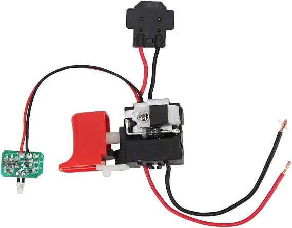 DCJZ1201 Electric Drill Trigger Switch - Drill Trigger Control Electric Drill Power Tool Switch Upgrade Replacement Accessories.