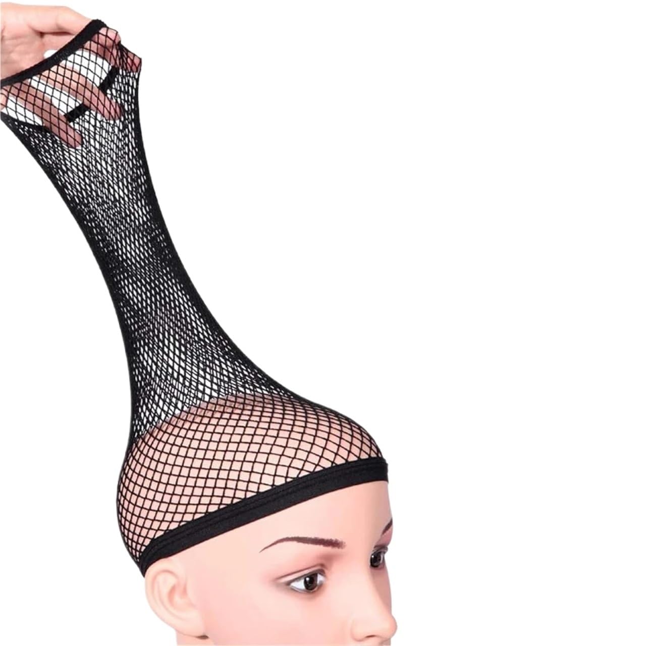 Gorro de malla for peluca for redes pelo largo, gorros redecilla elásticos for mujer, composición abierta(15pack)