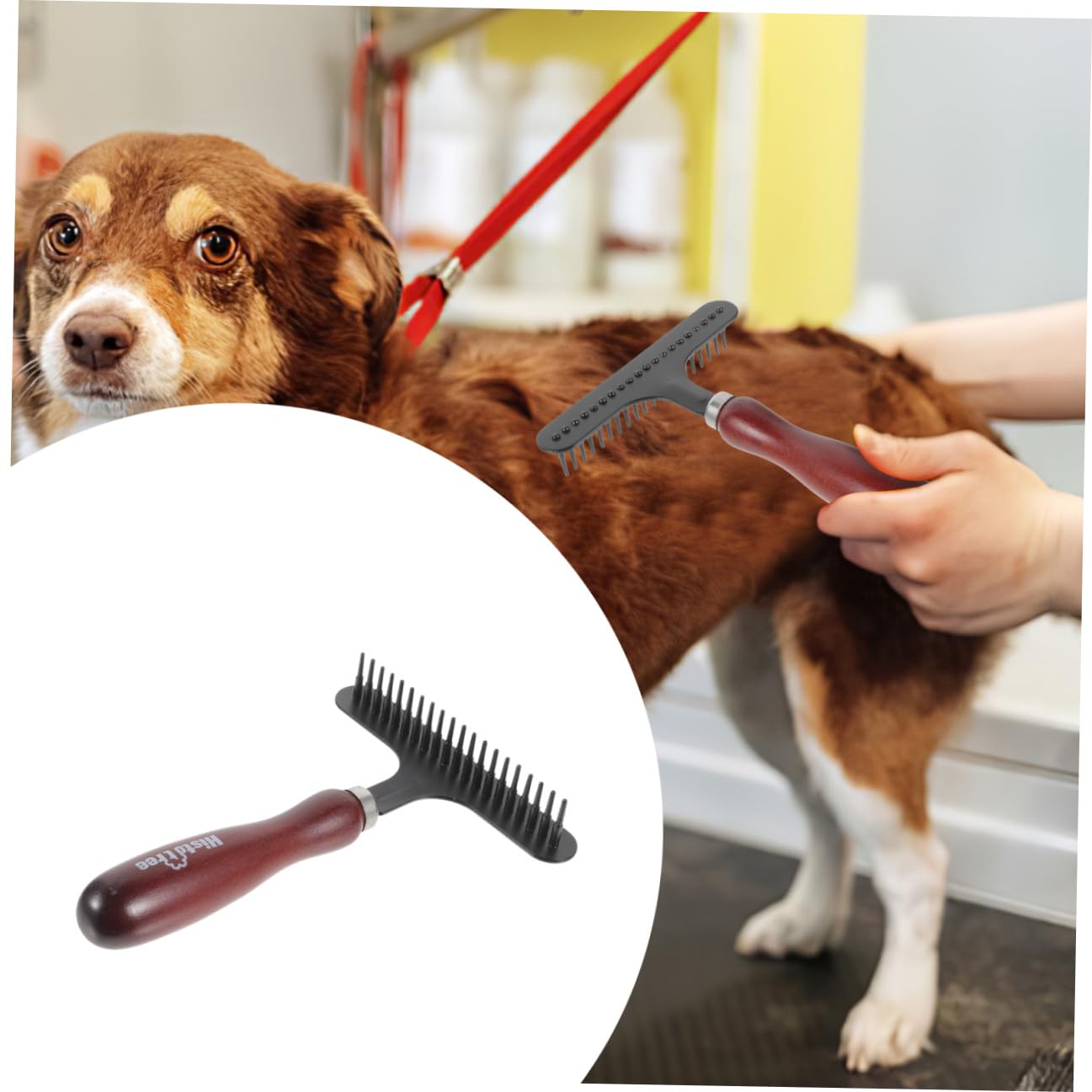 DECHOUS 3stücke Pet Pflegekamm Aus Ergonomischer Entfilzungskamm Für Hunde Katzen Sanfte Massage Ohne Hautirritationen Für Unterwolle Lange Haare Tierhaarbürste Für Tägliche Grooming