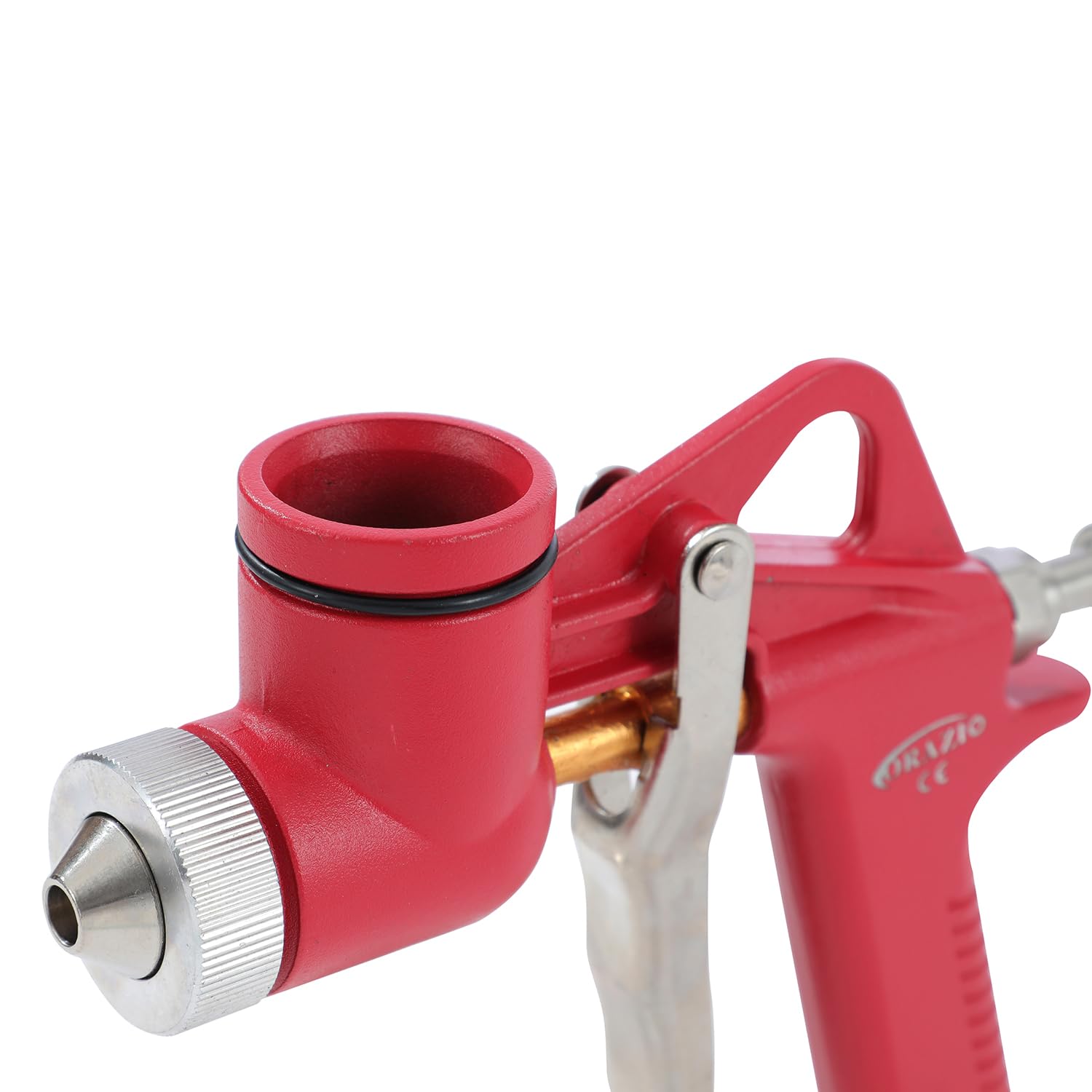 Orazio Textura Pintura Pistola Pulverizadora 5L 3 Boquillas Alimentación de Tolva de Aire Air Hopper Feed para Pared de Techo Yeso Pintura Barnizado 221471