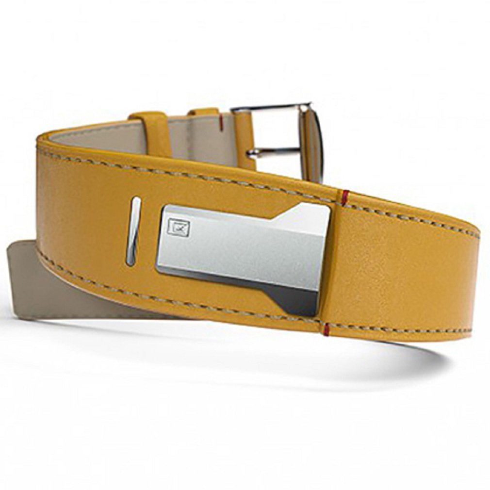 klink-01 klok-01 klok-02 watchband Strap Leather Yellow