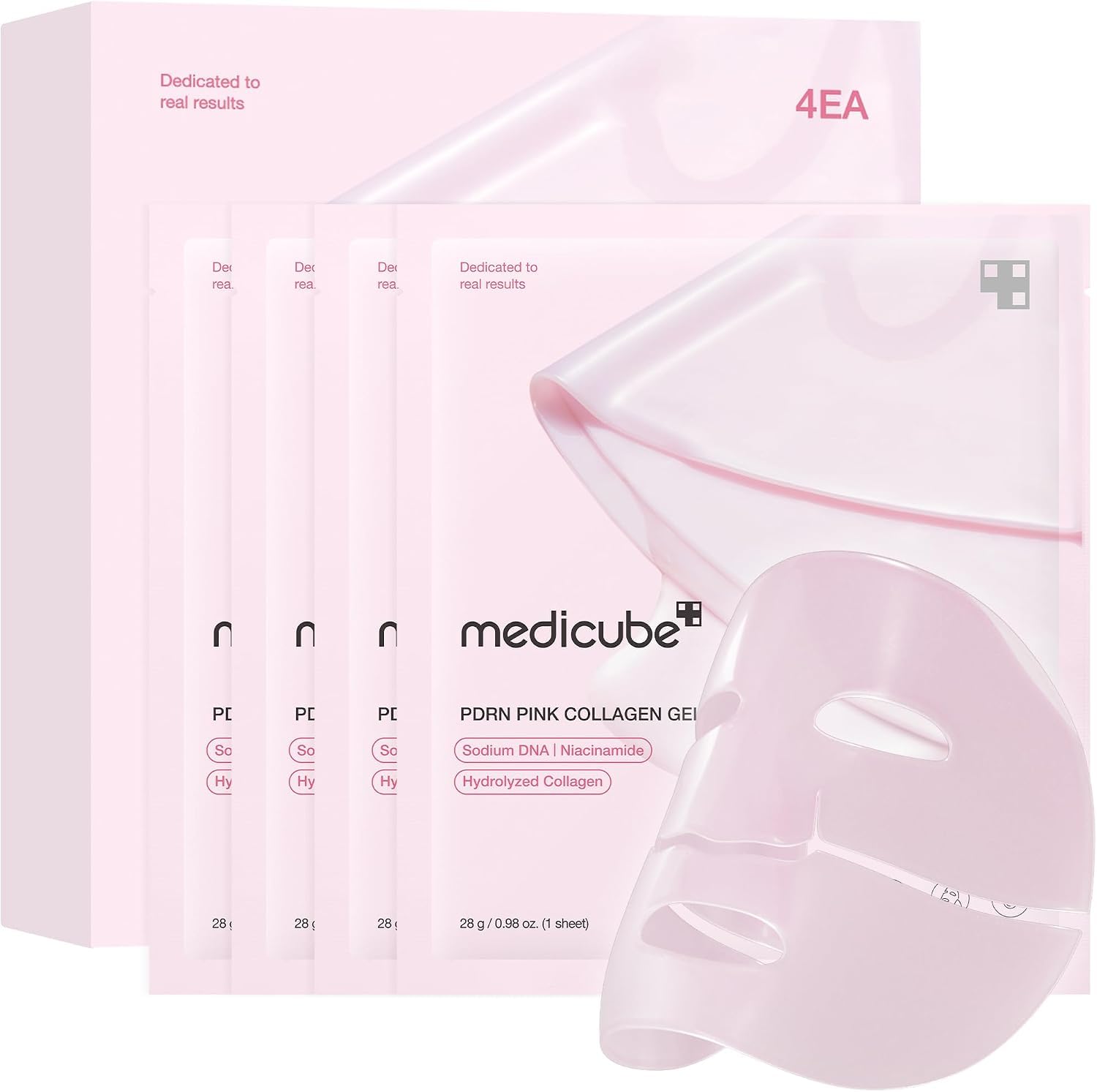 medicube Jelly Gel Mask with Salmon DNA PDRN Pink Collagen