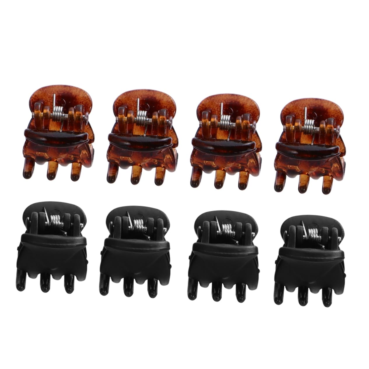 96 piezas Mini Pinzas de Pelo Plástico para Niñas y Mujeres Horquillas Pequeñas Antideslizantes Negro y Accesorios para Cabello para