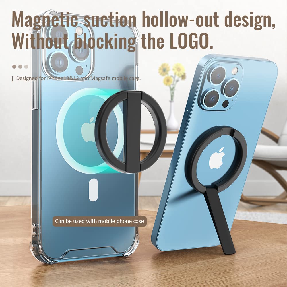 SOPORTE PARA MAGSAFE MAGNETICO INALAMBRICO PLEGABLE IPHONE 12 YELLOW