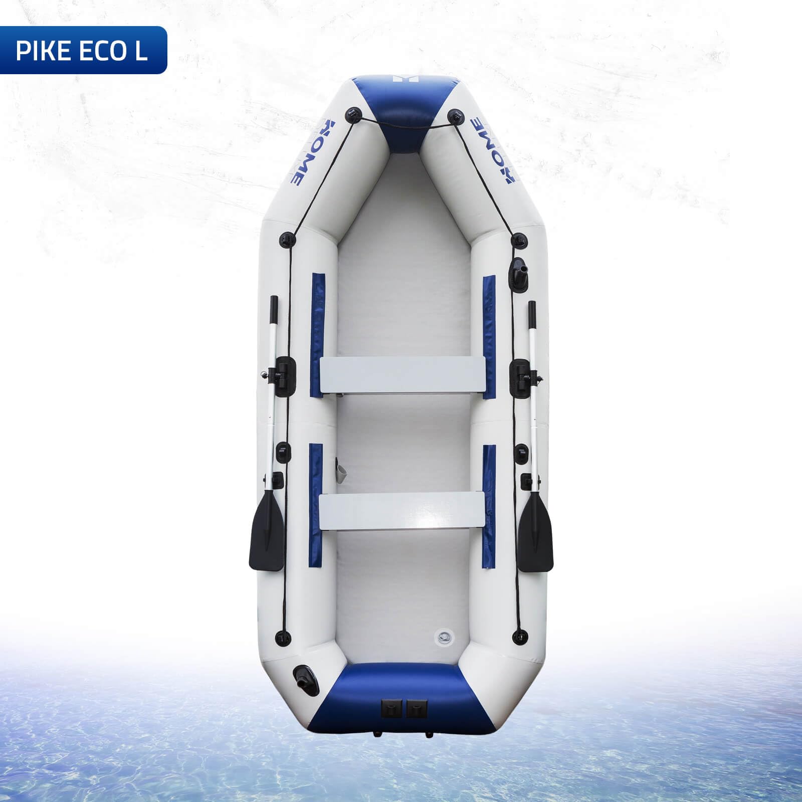 Home Deluxe - Bateau pneumatique Pike - Matériau : PVC résistant - Dériveur, Bateau à Moteur, Bateau à rames - Sélection de Variantes