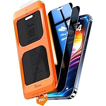 TOCOL Privacy Pellicola Protettiva per iPhone 15 Pro Max 6,7 Pollici, 25° Reali Anti-Spy, Rimozione Automatica Della Polvere, Copertura Completa, Senza Bolle, Durezza 9H, 2 Pezzi