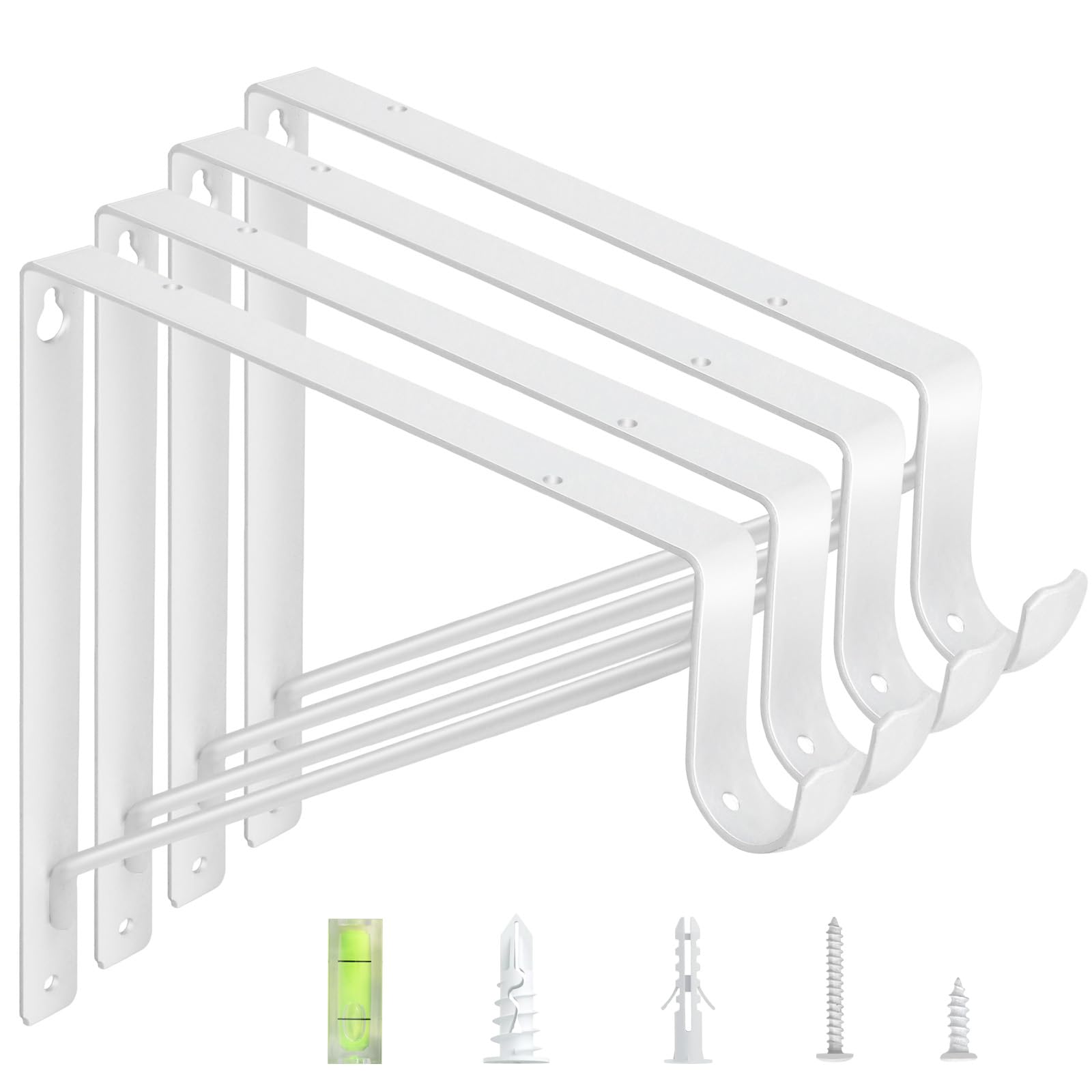 4-Pack Closet Rod Bracket