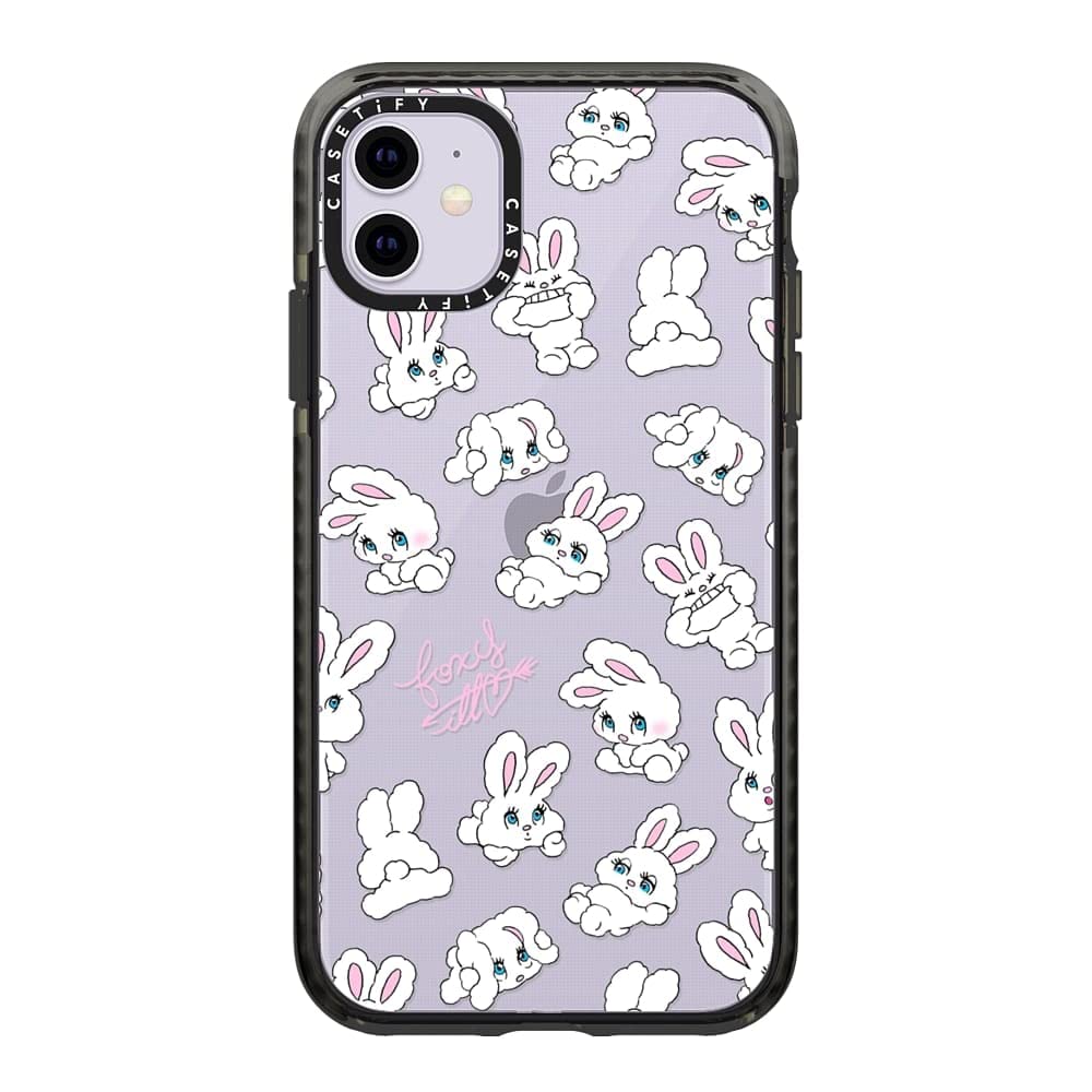 Amazon.co.jp: CASETiFY インパクトケース iPhone 11 - Bunnies by