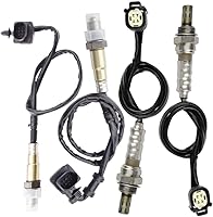 higherbro 4PCS O2 Oxygen Sensors Upstream & Downstream for 2011-2014 Ford F-150 3.5L - 1 Year Guarantee