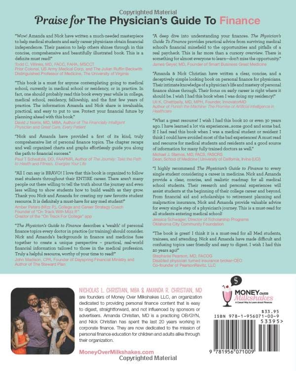 The Physician's Guide to Finance: Personal Finance for Medical Students, Residents, and Attending Physicians - Image 2