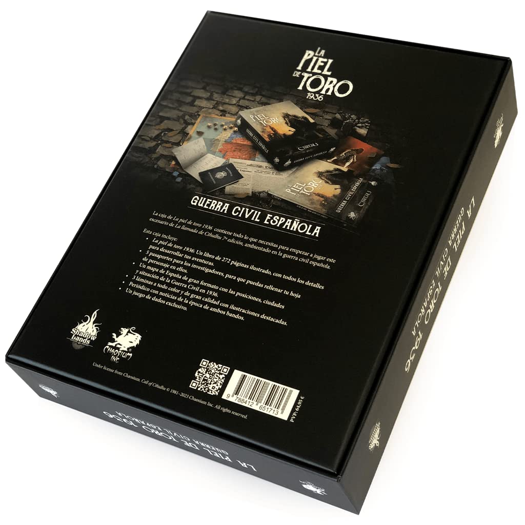 Caja La Piel de Toro 1936 - Juego de rol en Español