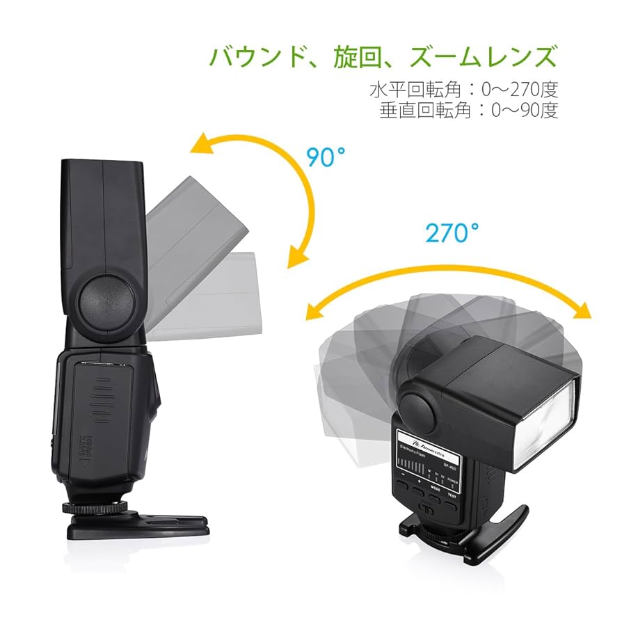 powerextra  electronic flash FD-400 ストロボ powerextra electronic flash FD-400 ストロボ