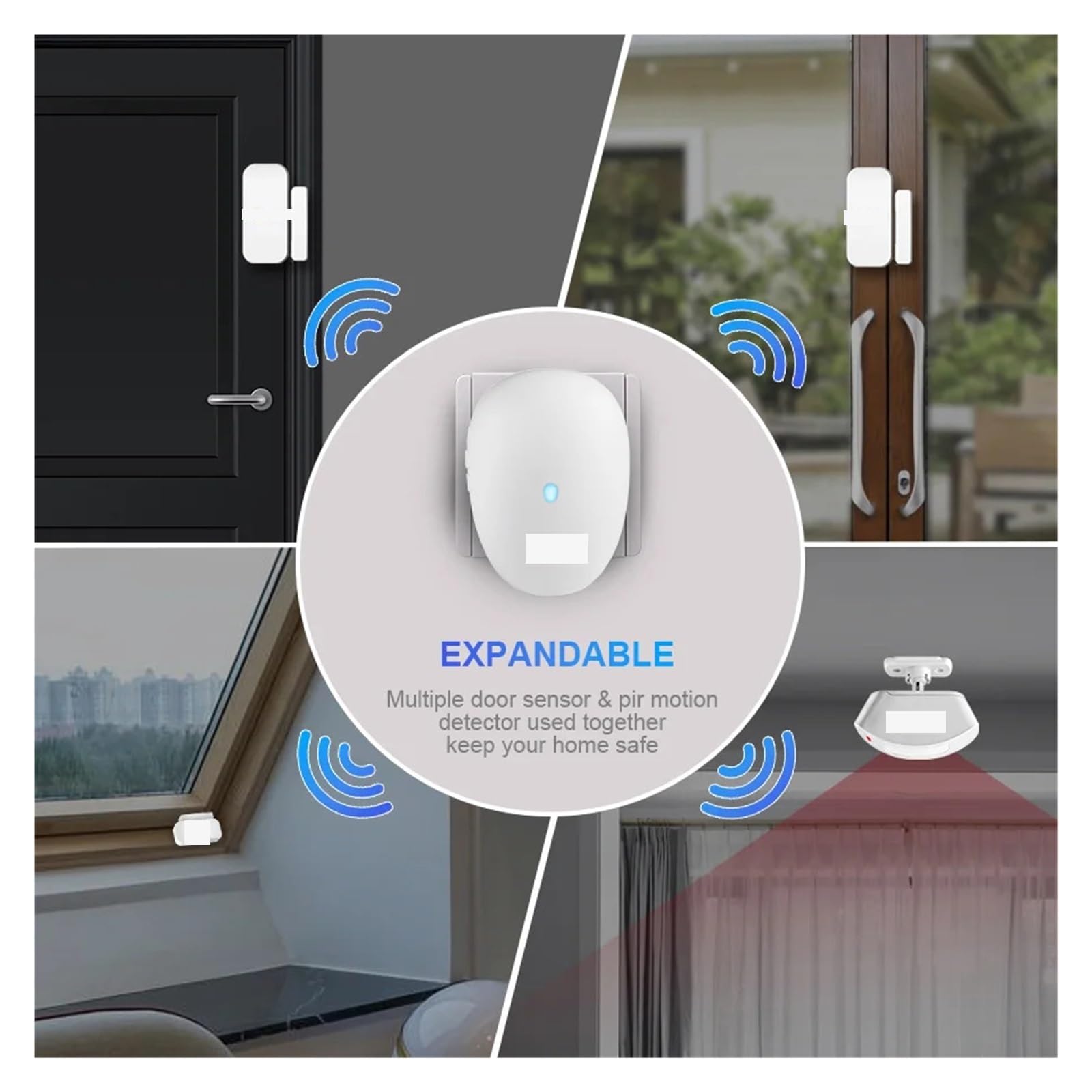 Campanello per esterni Smart Home Security Welcome Chime Kit 57 canzoni (spina UK)