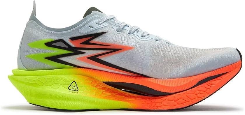 361 Flame 4.0 Running Shoes for Men Wide Foot Sneakers Lightweight,Breathable,Cushion,Carbon Plate Running Shoes for Professional Race,Marathon Training Shoes,Zapatillas para Hombres profesionales