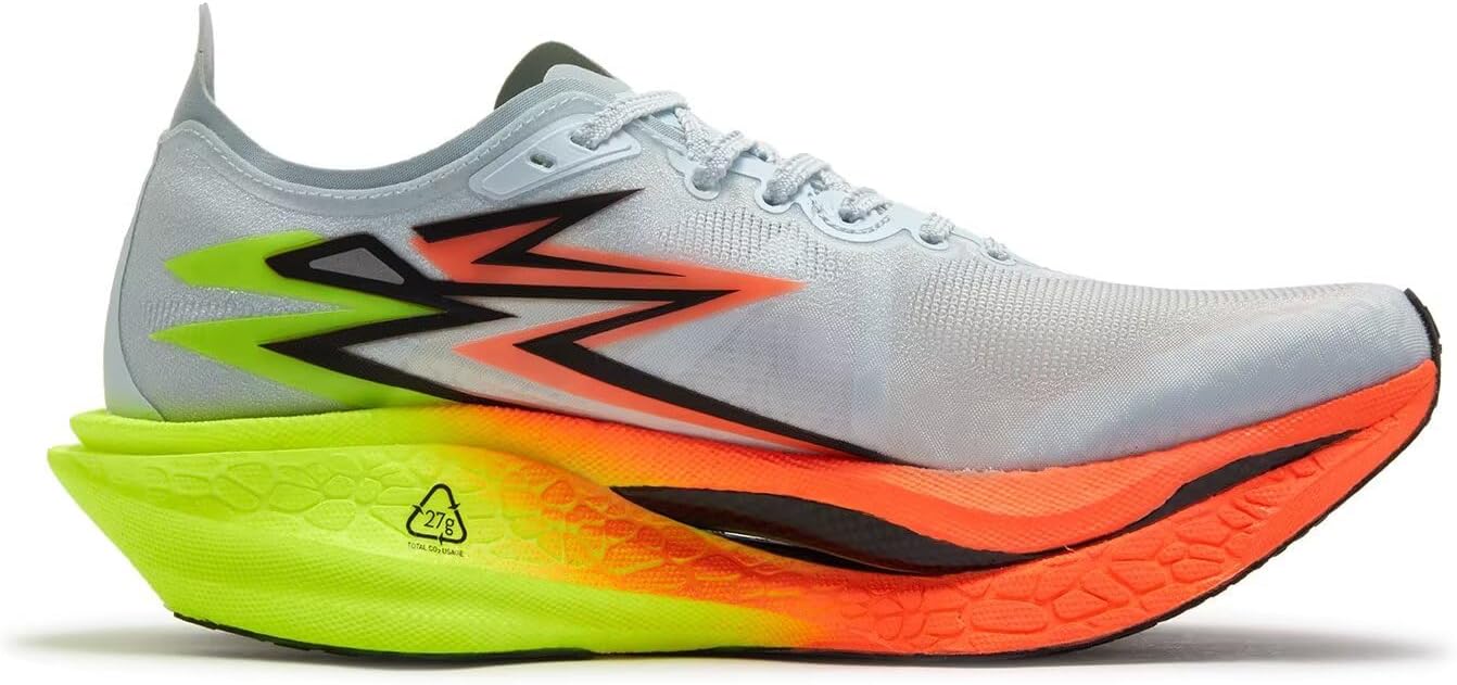 361 Flame 4.0 Running Shoes for Men Wide Foot Sneakers Lightweight,Breathable,Cushion,Carbon Plate Running Shoes for Professional Race,Marathon Training Shoes,Zapatillas para Hombres profesionales
