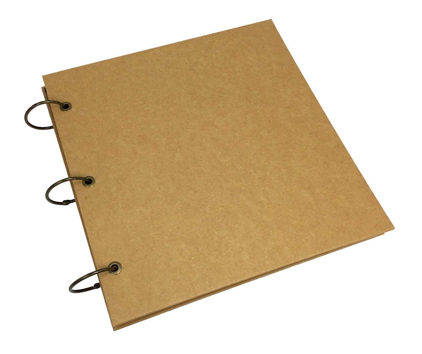 Buy Blank Kraft Expandable Hardcover Scrapbook DIY Photo Album, Wedding Guest Book, Photo Booth