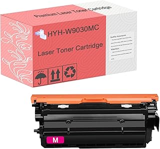 Cartuchos De Toner De Reposição HYH-W9030MC, Compatíveis Para HP Color LaserJet Managed MFP E67550DH E67650DH E67560Z E67660Z Impressoras 1 Magenta Pack