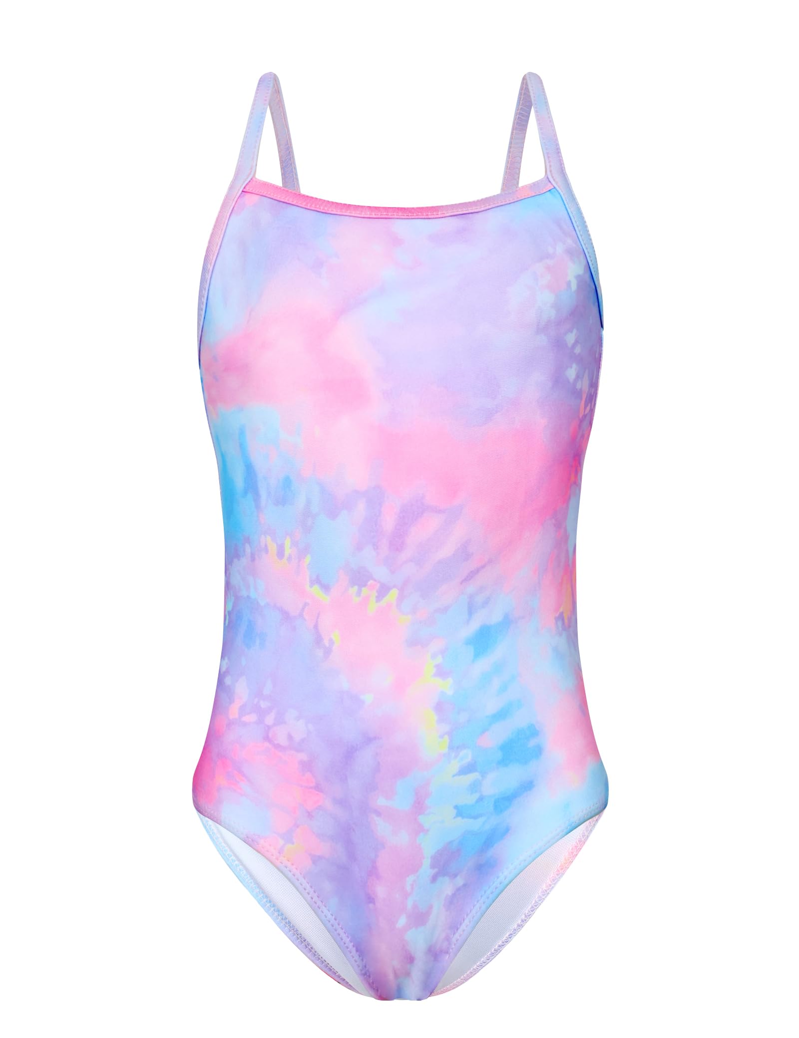 Snowheart Girls Swimsuit One-Piece Bathing Suits Multicolor Kids Sport Summer Beach Swimwear for 2-12 Years Old