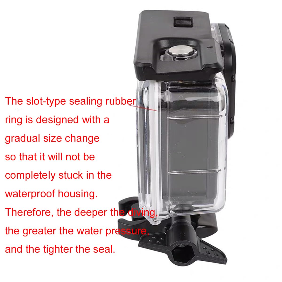 Protettiva Subacquea Immersione 60 Metri Custodia Impermeabile per Go pro Hero 13/12/11/10/9 Nero Action Camera con Accessori