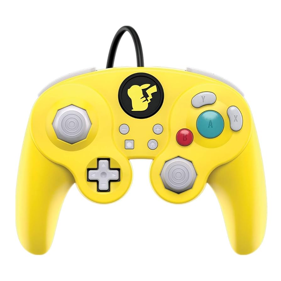 Nintendo Switch Pokemon Pikachu GameCube Style Wired Fight
