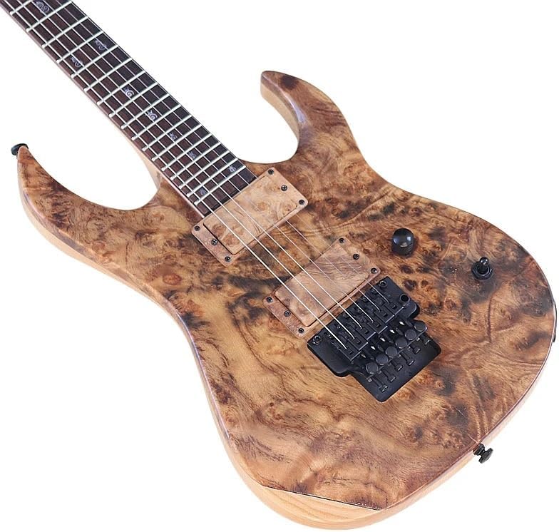 オリジナルスルーネックエレキギター マホガニーボディ メープル