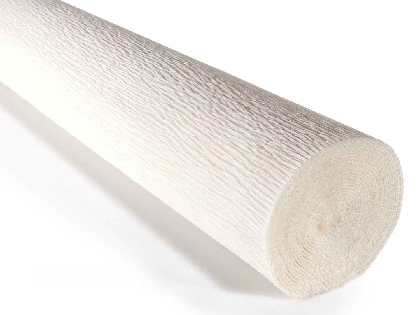 Cartotecnica Rossi 140g 17 Inch Wide 8.2ft Long Italian Crepe Paper Rollfor Wedding Ceremony Various Large Festivals Decoration (White?900?)