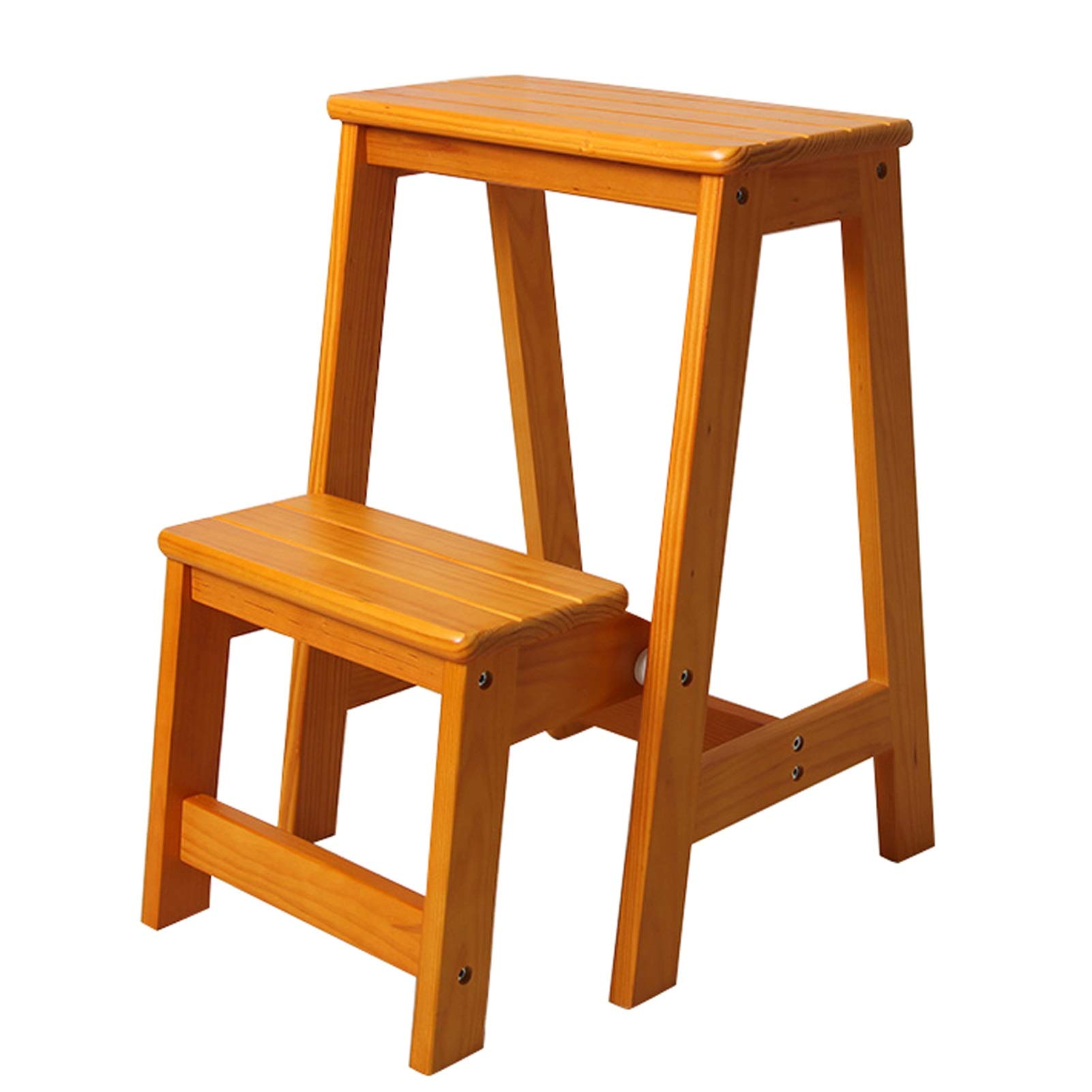 Escabeau de cuisine robuste en bois pour atteindre facilement vos placards hauts