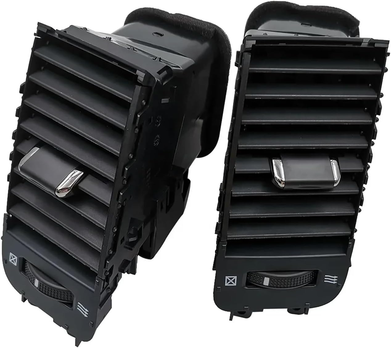 Automotive Air Conditioning Vents Car Air Conditioning Vent Outlet Fit for Toyota Land Cruiser Prado 120 Fit for Lexus 470 2003-2009 5565060110 Nice-Looking(L R Brown 2pcs)