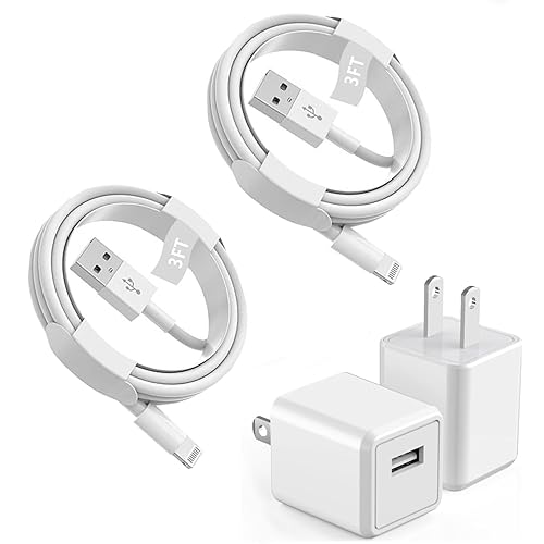 Miniatura 8 de Compatible con cargador de iPhone, cargador de teléfono largo de 6 pies, paquete de 2 cables USB a L de 6 pies, cable de sincronización de datos de