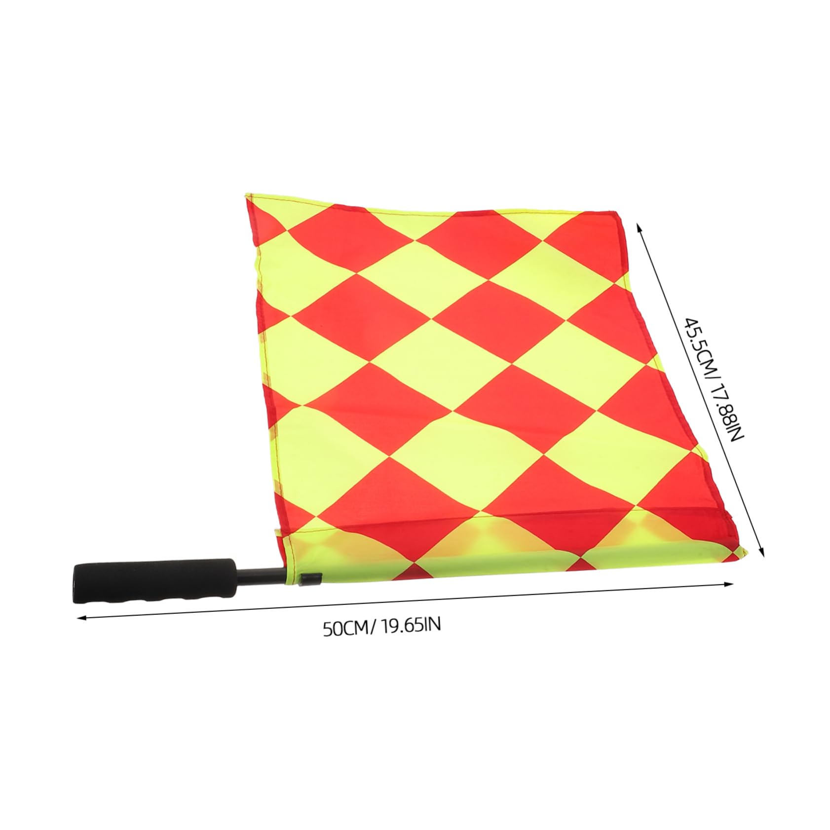BCOATH Soccer Field Corner Flags Set of 2 Referee Penalty Flags Compact Design for Easy Transportation