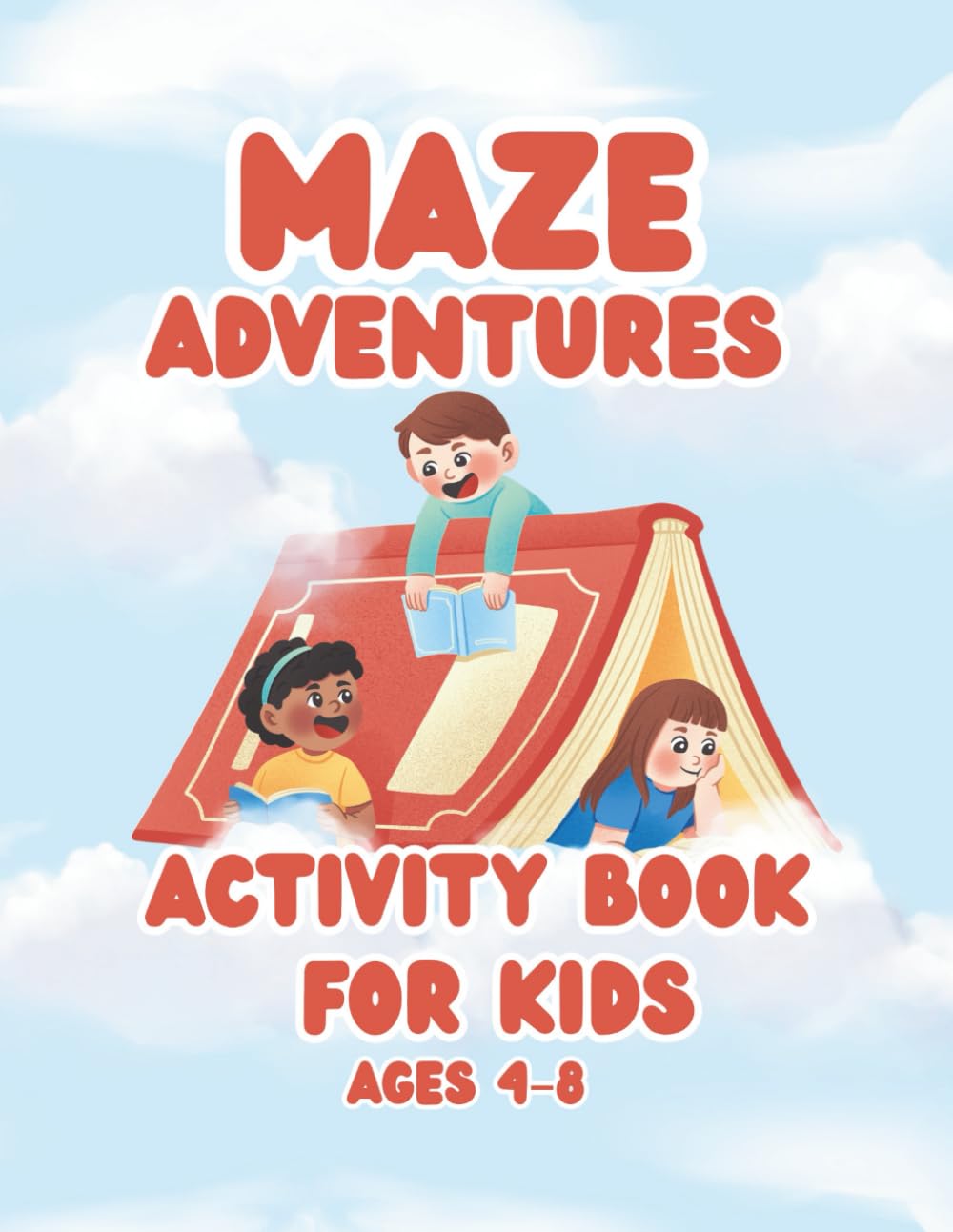 Maze Adventures Activity Book for Kids Ages 4–8: Easy & Medium Mazes | Build Focus, Problem-Solving & Fine Motor Skills