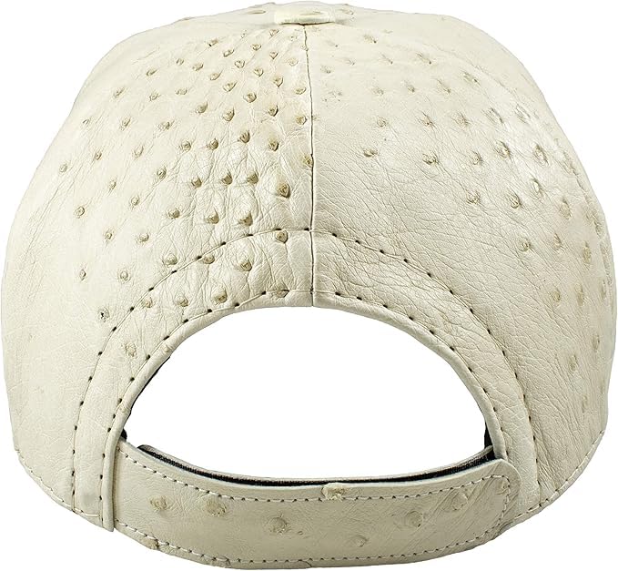 Combo Genuine Ostrich quill leather skin belts, wallets and baseball cap hat for men Italy4