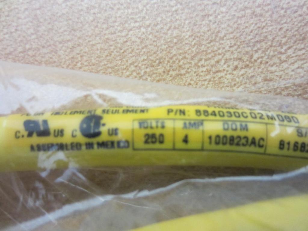 884030C02M060; MIC. 4P M/MFE ST/ST, 6M 18-4 PVC 884030C02M060