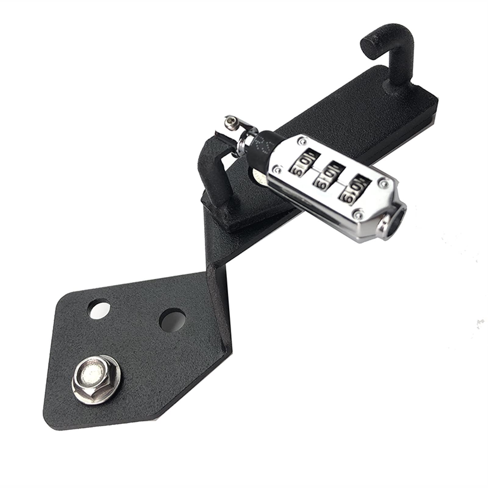 Für Kawasaki Z 800/ZR800 2013 2014 2015 2016 2017 2018 2019 Helmschloss Passwort Halterung Haken Schwarz Seite Diebstahlsicherung Z800