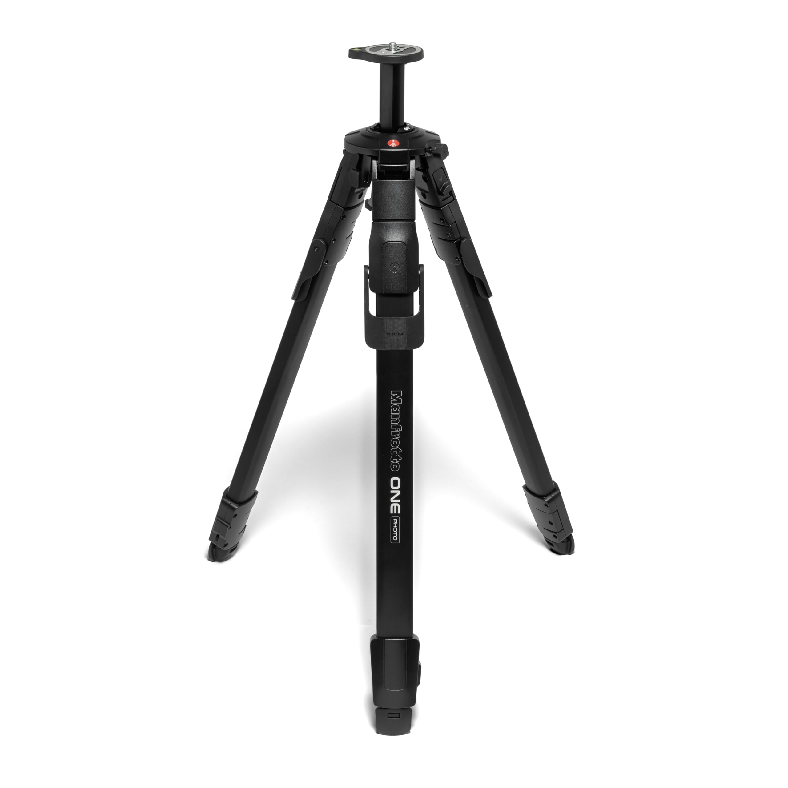 Manfrotto ONE Photo, Aluminium Tripod, 12kg Load, 90° Horizontal Column, XTEND Legs Fast Setup, Sliding Centre Column, Modular Feet, Professional Photo Tripod for DSLR & Mirrorless Cameras