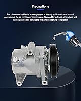 Vista 133 de ECCPP Compresor de CA 1997-2003 apto para Mitsubishi Montero Sport 3.0L 1999-2004 para Mitsubishi Montero Sport 3.5L Compresor de aire acondicionado