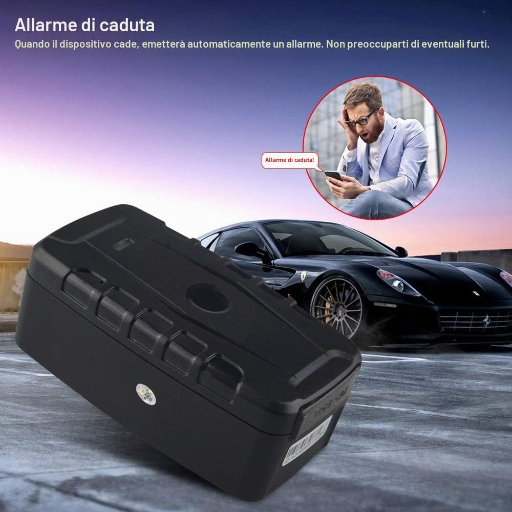 GPS Tracker per Auto 20000mah Localizzatore GPS Batteria Lunga Durata APP Senza Abbonamento IP67 Impermeabile Geofencing Smart Alarm con Magneti Multipli Incorporati può Visualizzare Tracce Storiche