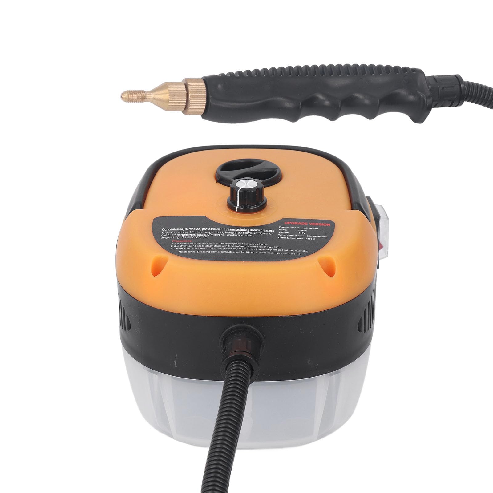 TOPINCN Home Cleaning Steam Machine, Multifunctional High Pressure Steam Cleaner Easy 2500W with Brush Set for Dust Oil Removal (US Plug 110V)