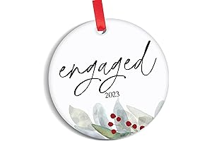 Engaged 2023 Christmas Ornament: Celebrate Their Special Year