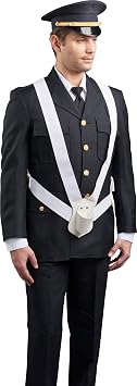 JAY PEE Parade Flag Carrier Single Strap or Double Strap Web Nylon Flag Carrier Sling Color Guard Flag Holder Black or White